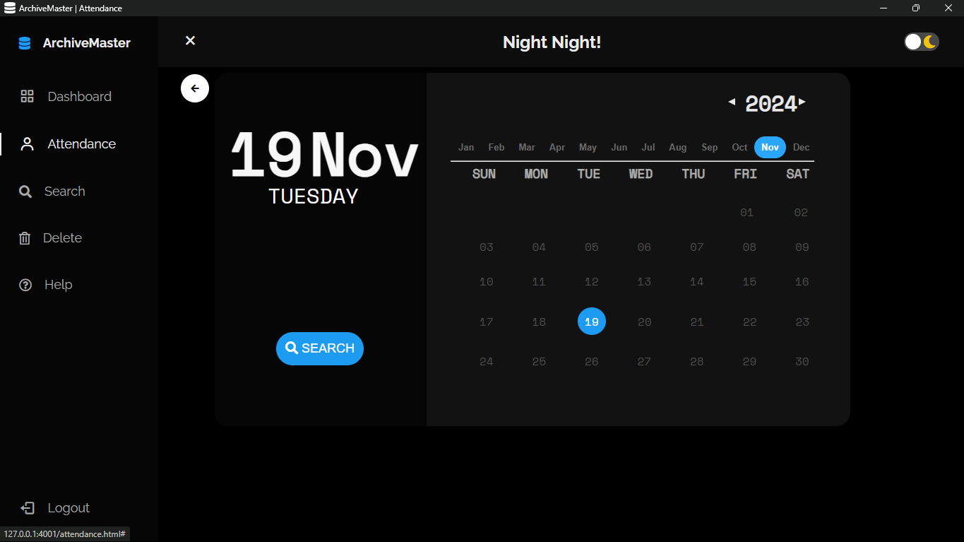 Preview of Attendance App
